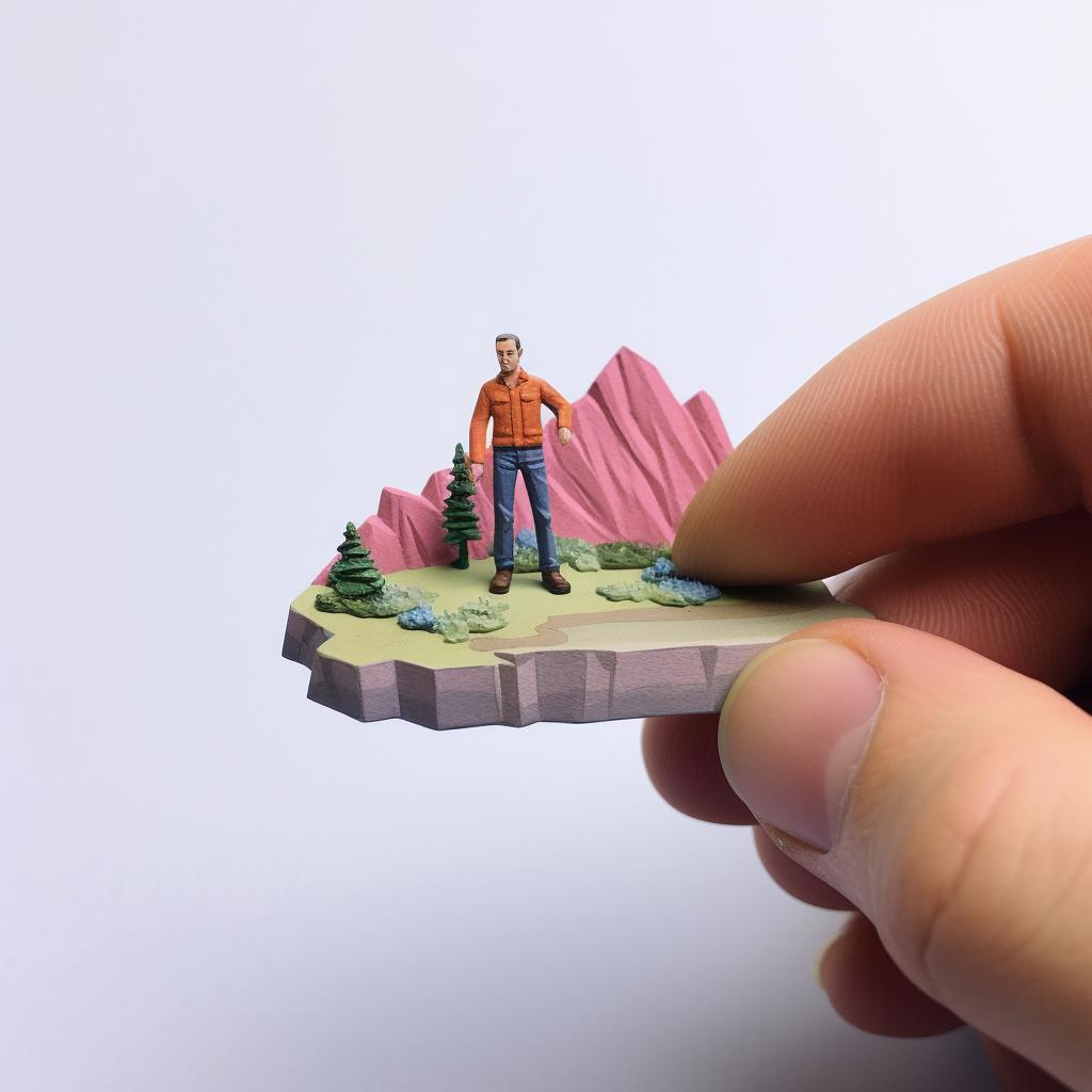 A miniature painted with base color